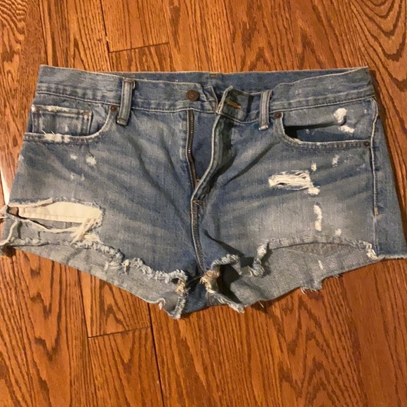 Ralph Lauren denim and supply Jean cutoffs size 29 - Picture 2 of 3